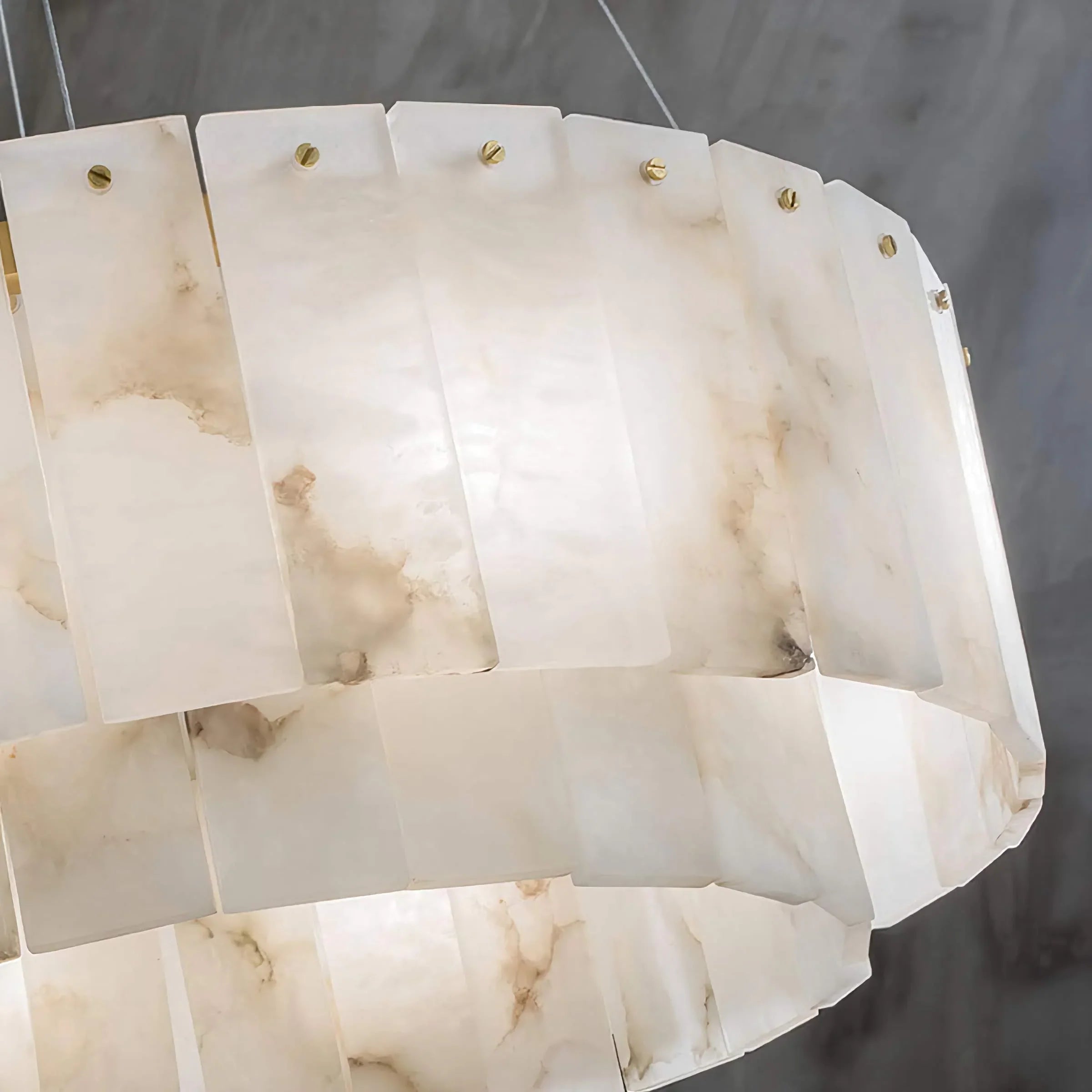 COPPER & ALABASTER CHANDELIER | CLNN025880