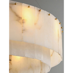 COPPER & ALABASTER CHANDELIER | CLNN025880