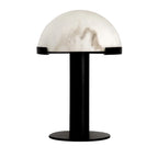 COPPER AND ALABASTER DOME TABLE LAMP | BLACK CL026MBZ