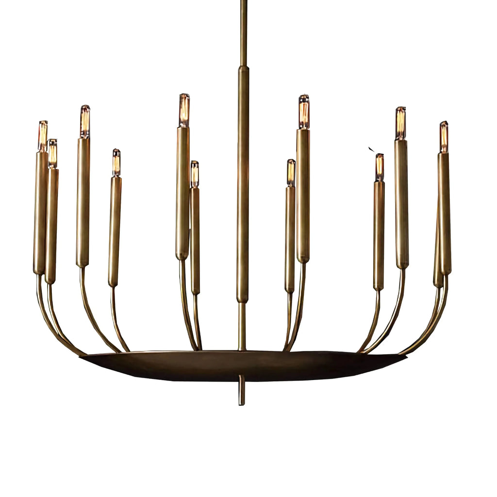 COPPER CANDLE CHANDELIER | CLYV096