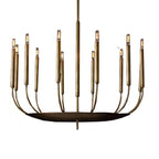 COPPER CANDLE CHANDELIER | CLYV096