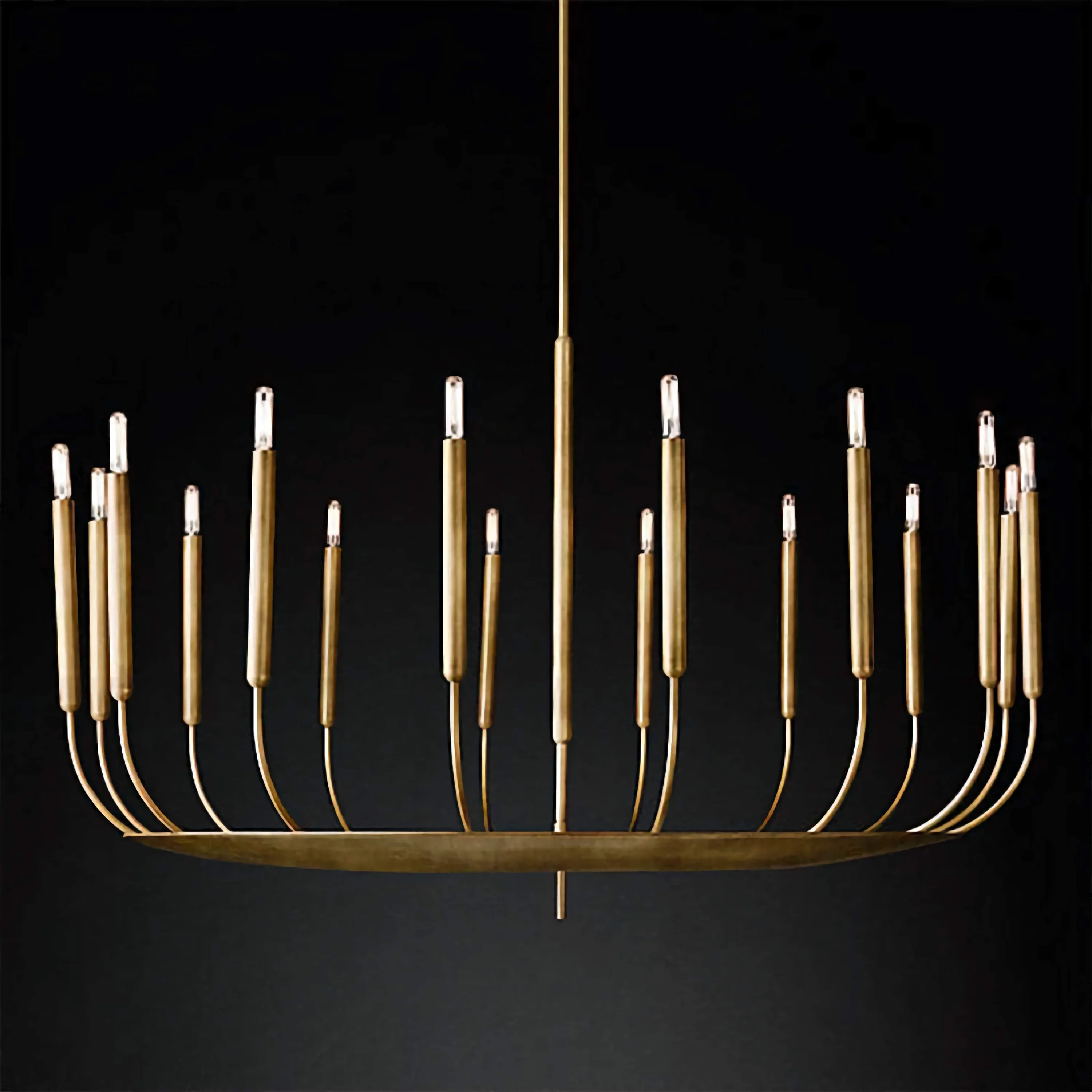 COPPER CANDLE CHANDELIER | CLYV096