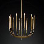 COPPER CANDLE CHANDELIER | CLYV096