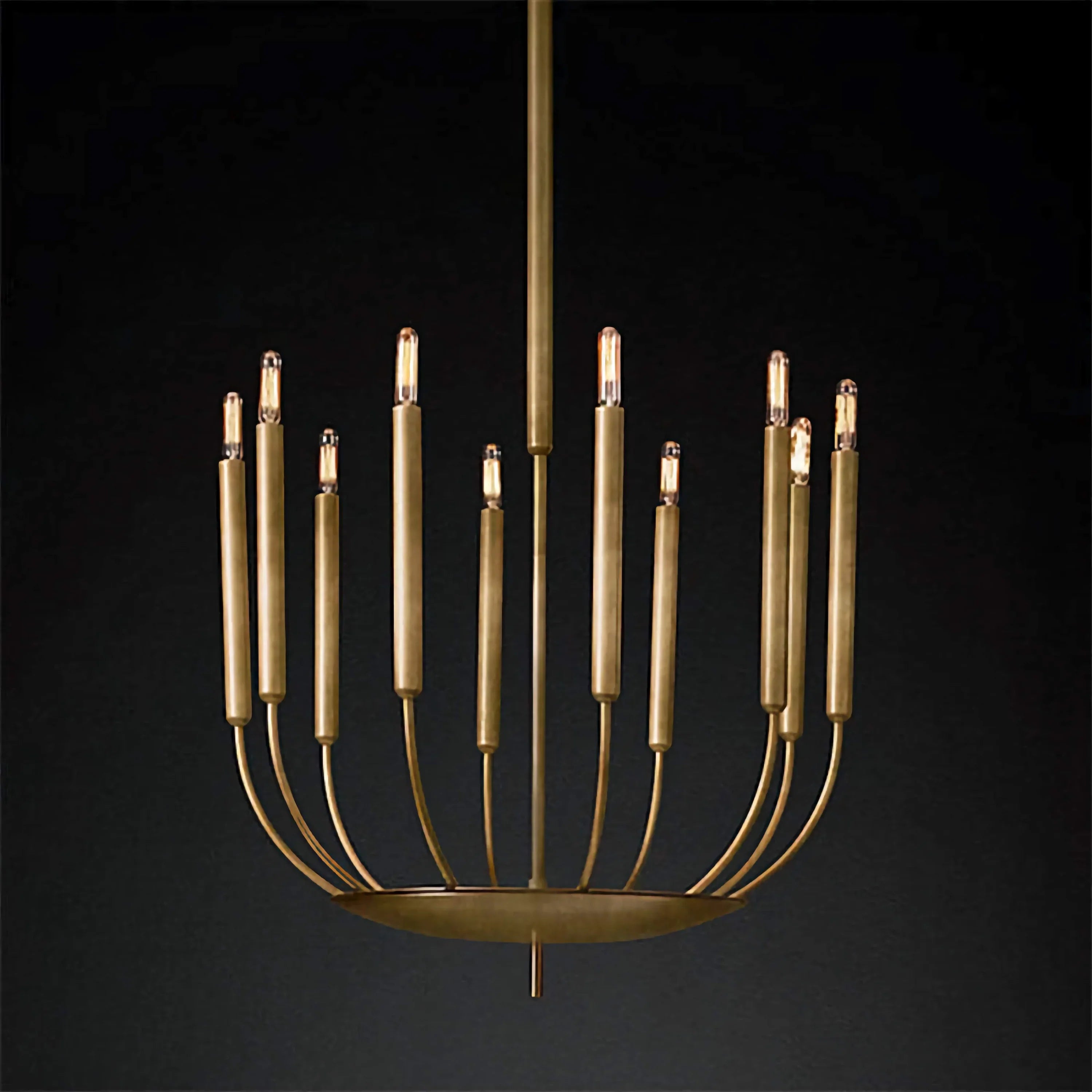 COPPER CANDLE CHANDELIER | CLYV096