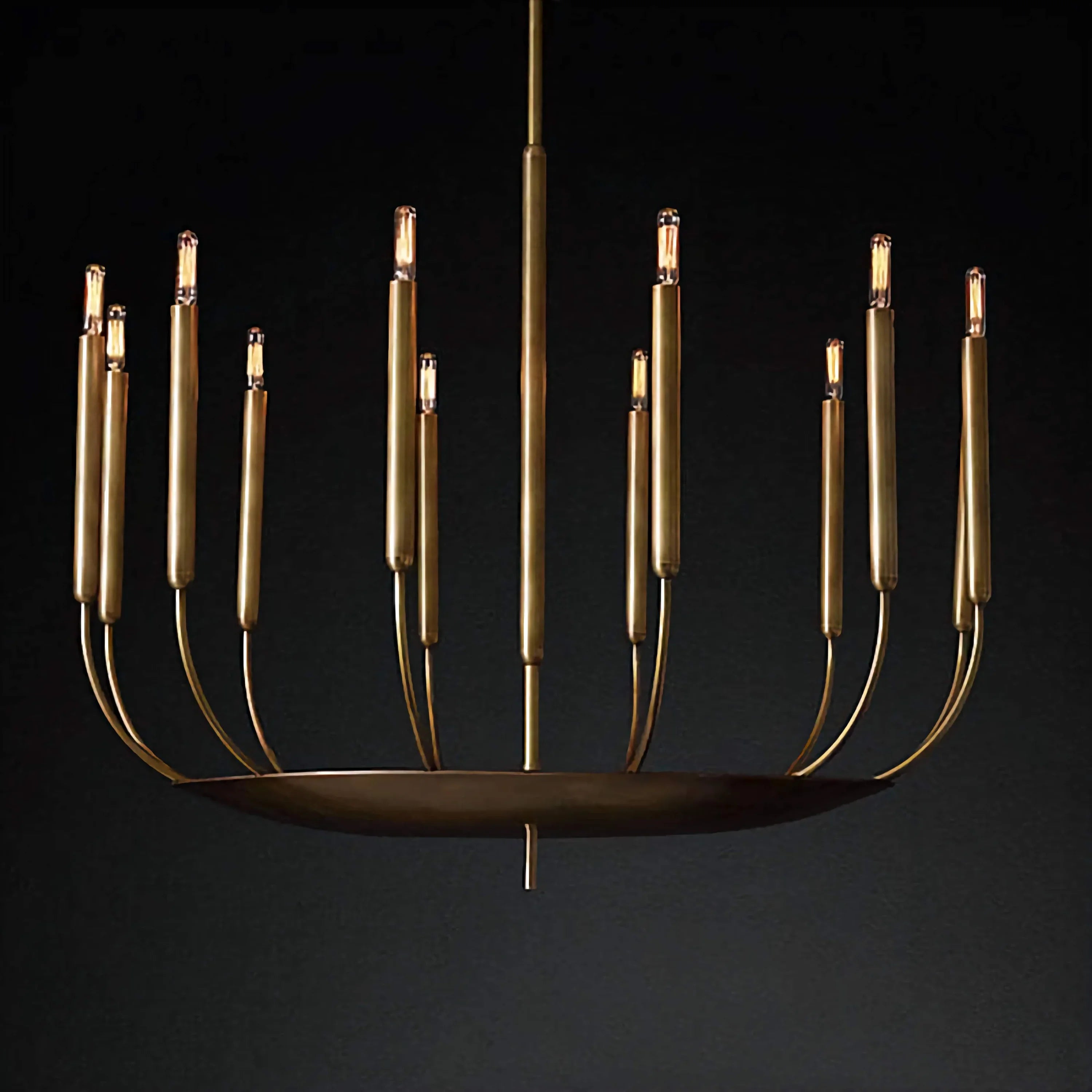 COPPER CANDLE CHANDELIER | CLYV096