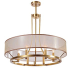 COPPER AND FABRIC SEMI-FLUSH MOUNT | DESIGN CLOPN110
