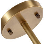 COPPER AND FABRIC SEMI-FLUSH MOUNT | DESIGN CLOPN110