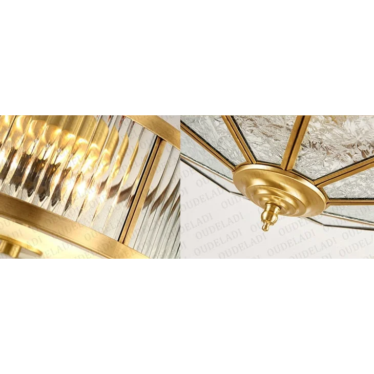 COPPER FROSTED GLASS CEILING LIGHTS