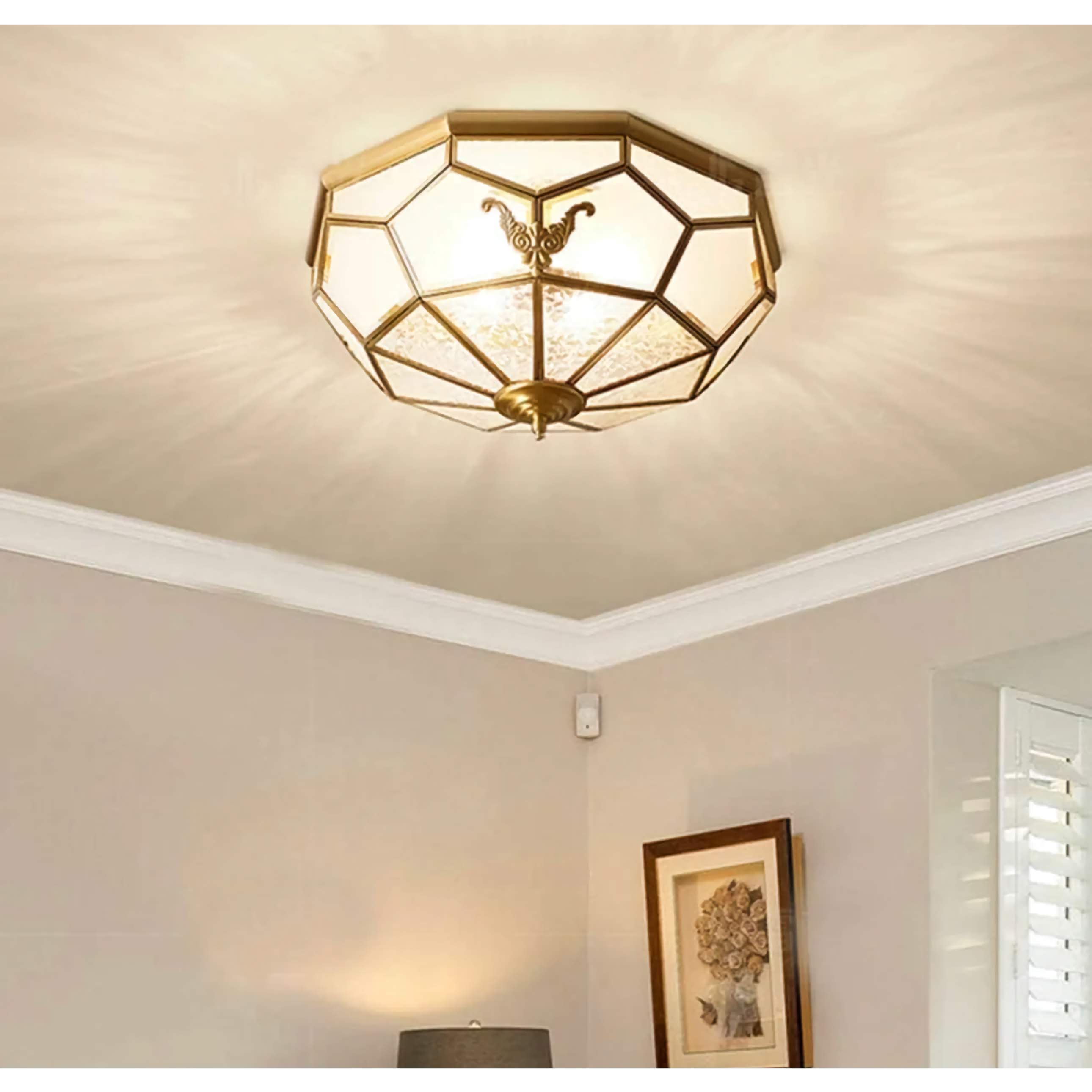 COPPER FROSTED GLASS CEILING LIGHTS