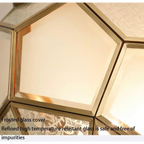 COPPER FROSTED GLASS CEILING LIGHTS