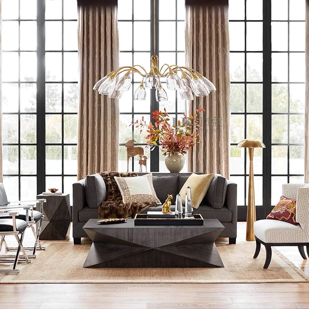 COPPER GLASS CHANDELIER | DESIGN CLAS720