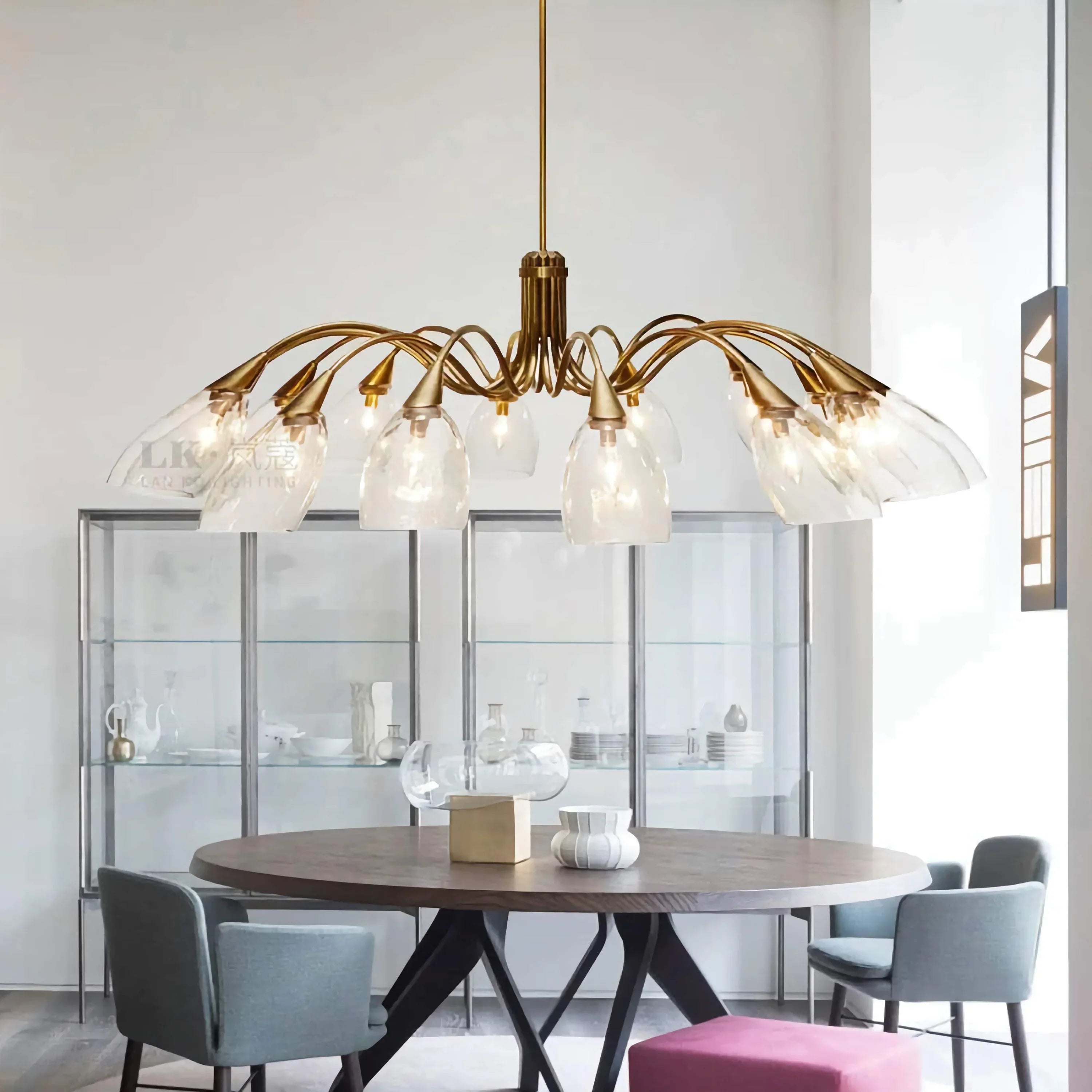 COPPER GLASS CHANDELIER | DESIGN CLAS720