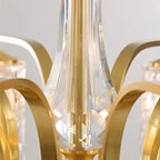 COPPER AND GLASS SEMI-FLUSH MOUNT CEILING LIGHT | DESIGN CLNN2200