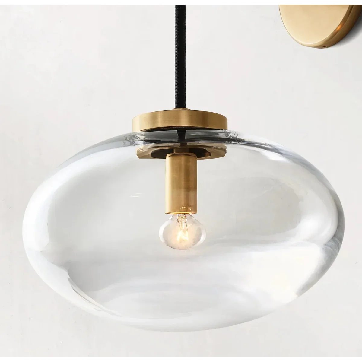 Brass GLASS WALL SCONCE | DESIGN CLFFD1