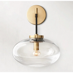 Brass GLASS WALL SCONCE | DESIGN CLFFD1