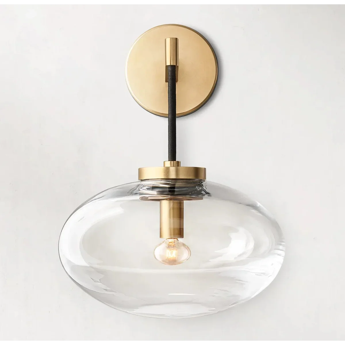 Brass GLASS WALL SCONCE | DESIGN CLFFD1