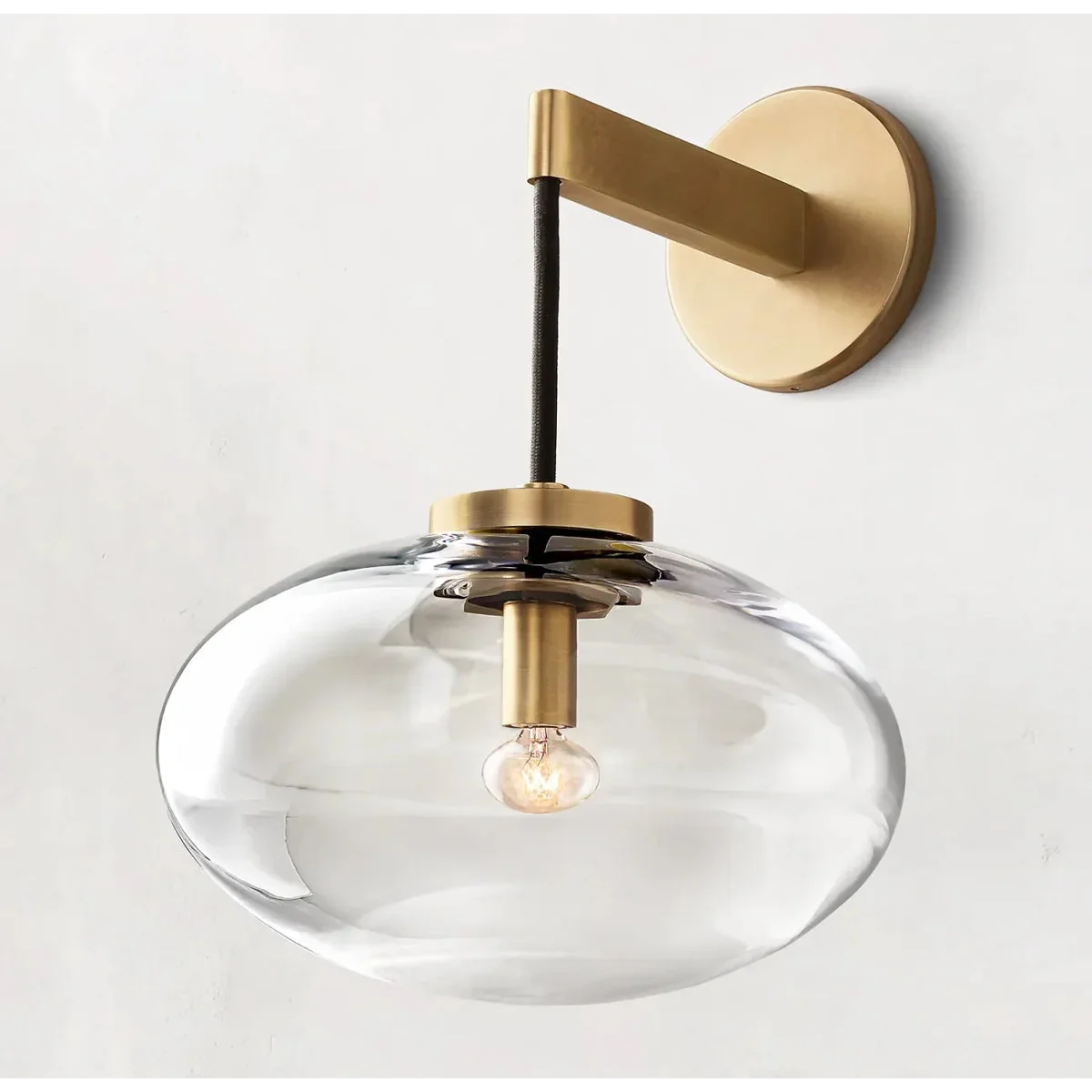Brass GLASS WALL SCONCE | DESIGN CLFFD1
