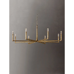 COPPER LINEAR BRASS CHANDELIER | CLRE0079C
