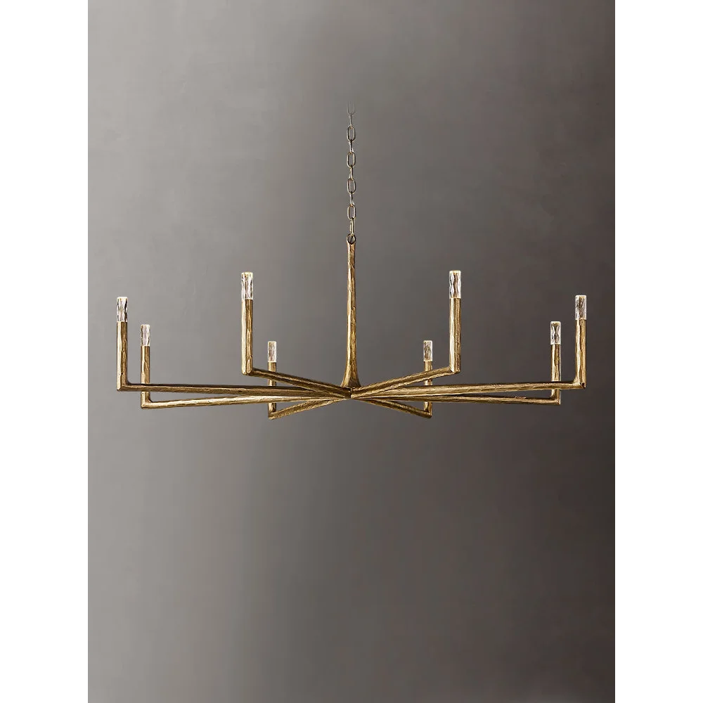 COPPER LINEAR BRASS CHANDELIER | CLRE0079C