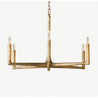 COPPER LINEAR BRASS CHANDELIER | CLRE0079C