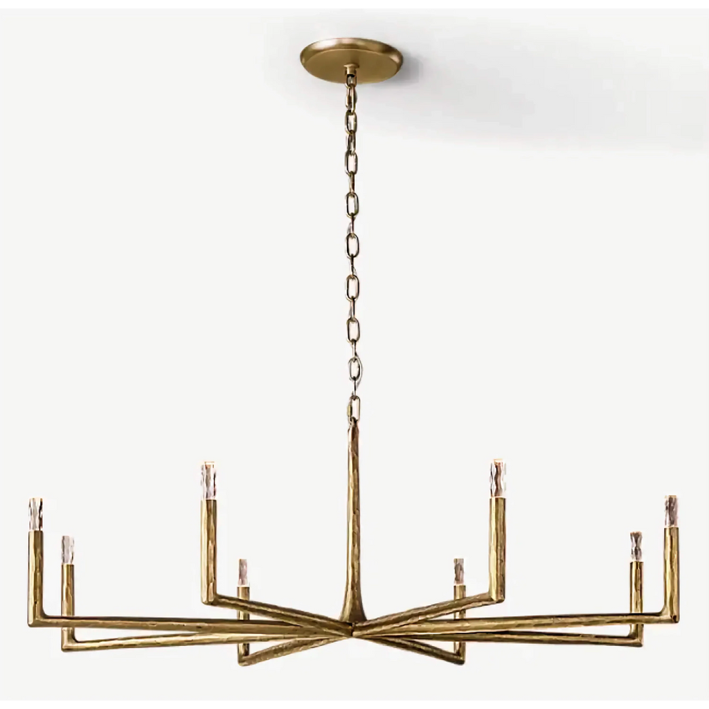 COPPER LINEAR BRASS CHANDELIER | CLRE0079C