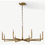 COPPER LINEAR BRASS CHANDELIER | CLRE0079C