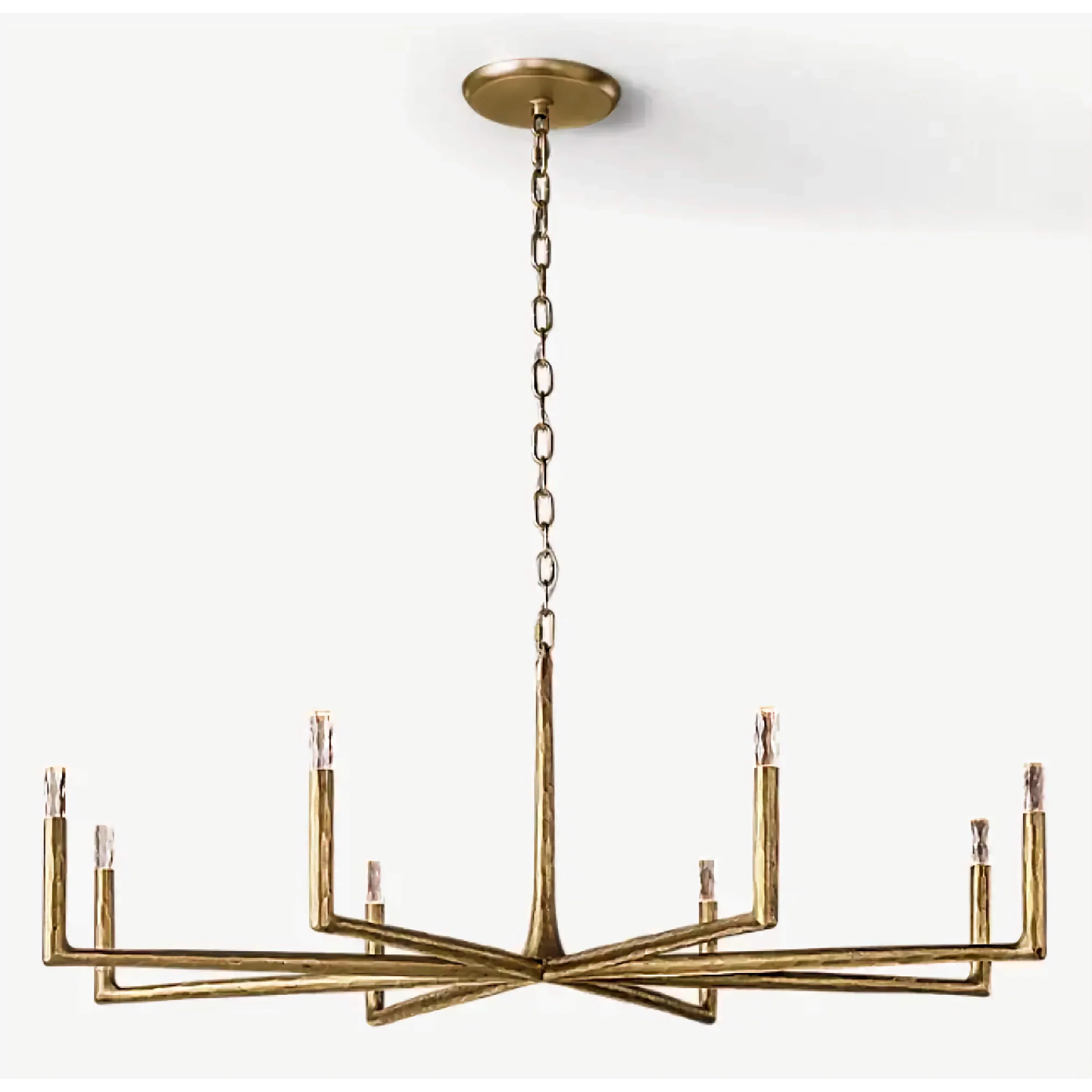 COPPER LINEAR BRASS CHANDELIER | CLRE0079C