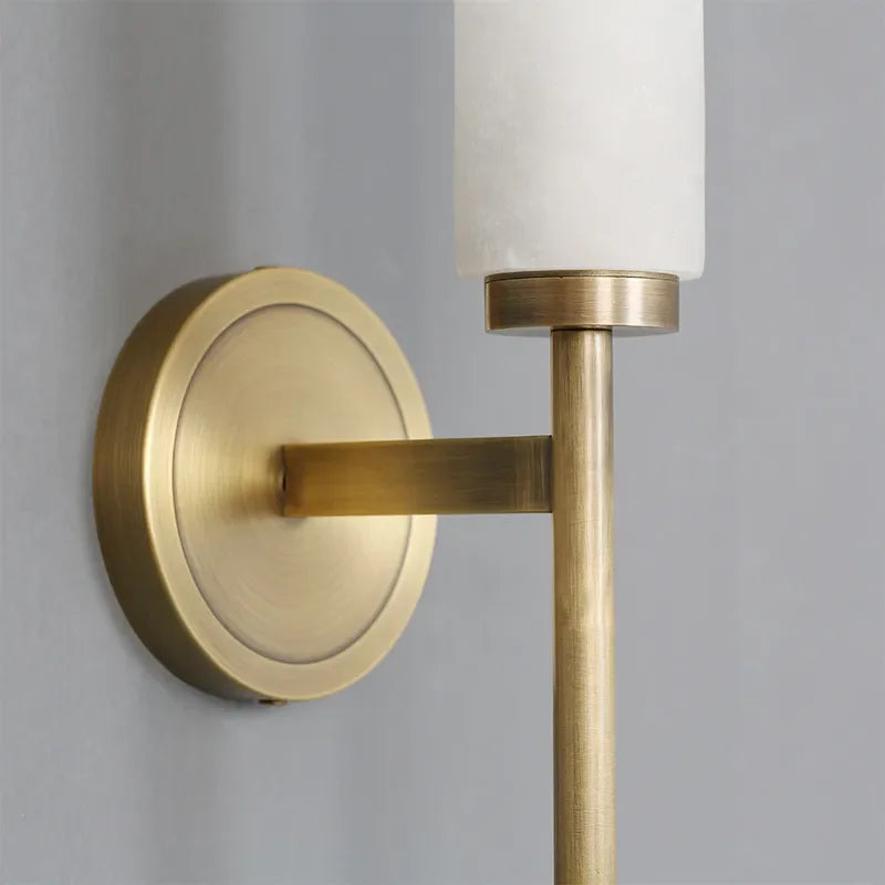 COPPER AND MARBLE WALL LAMP | CLR78520