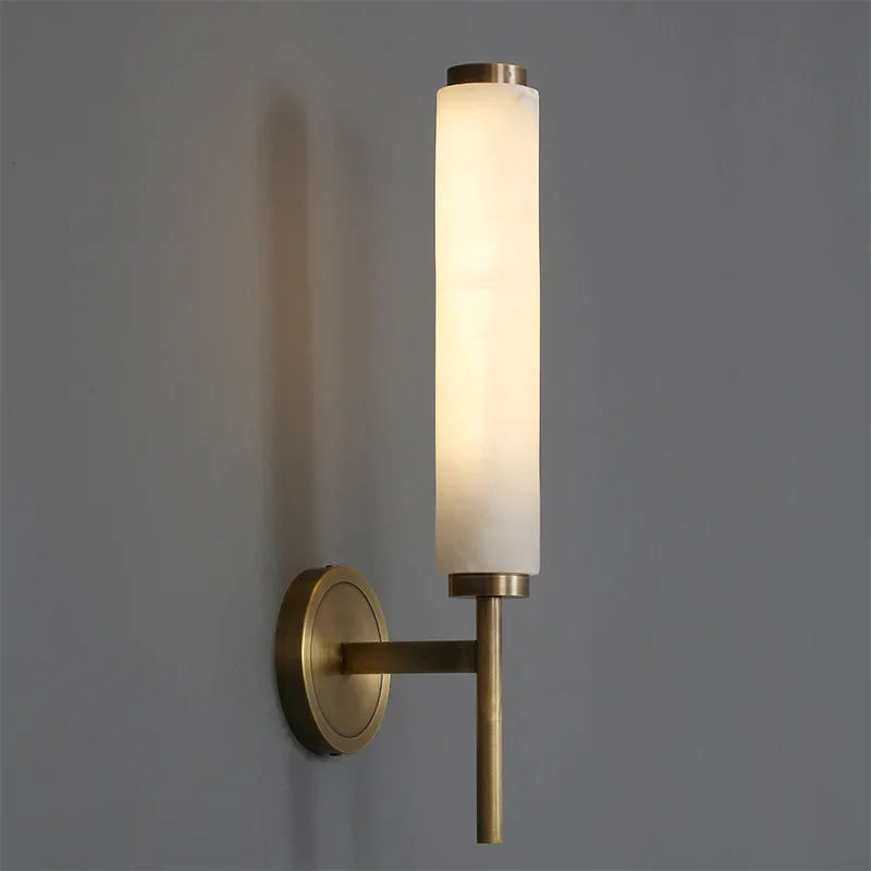 COPPER AND MARBLE WALL LAMP | CLR78520