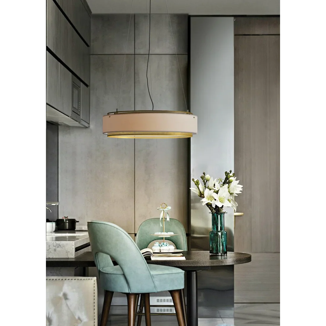 COPPER MESH MODERN MINIMALISM PENDANT LIGHT