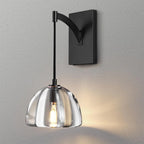 BrassWALL SCONCE WITH GLASS SHADE | CLH8500
