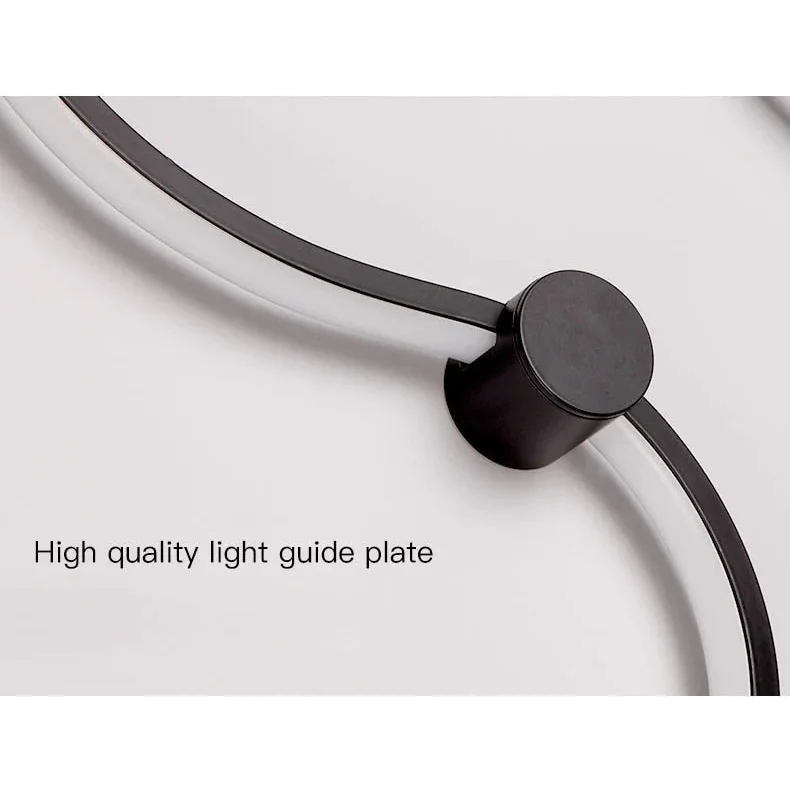 CREATIVE MODERN CURVE LED LAMPS