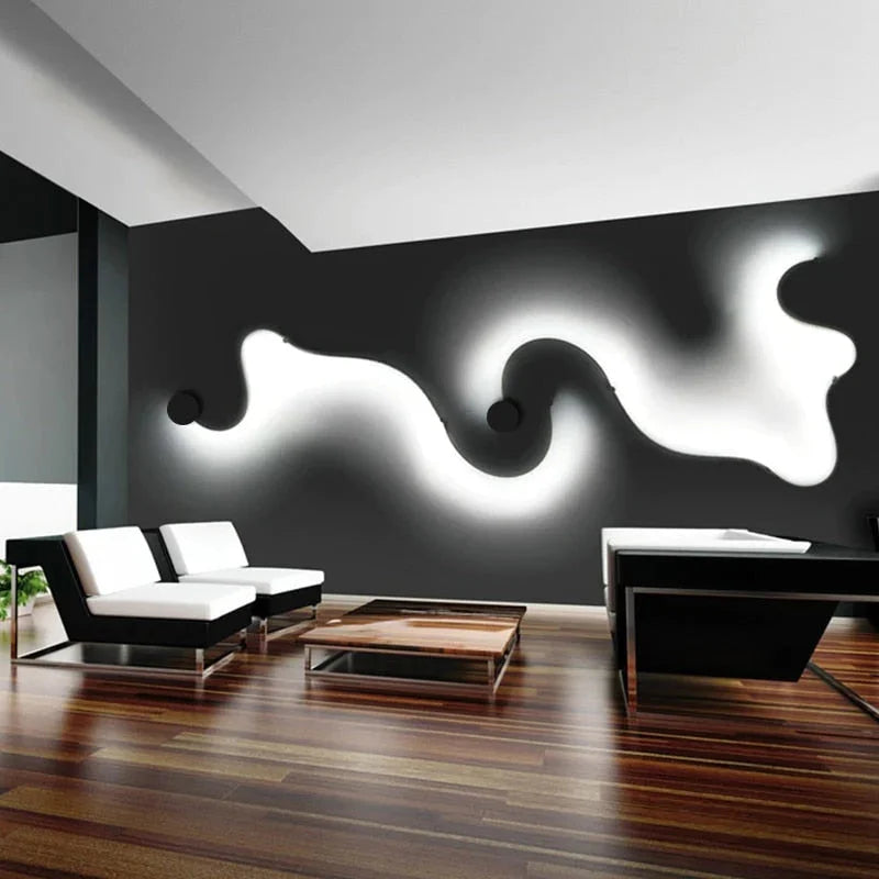 CREATIVE MODERN CURVE LED LAMPS