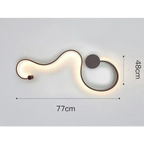 CREATIVE MODERN CURVE LED LAMPS