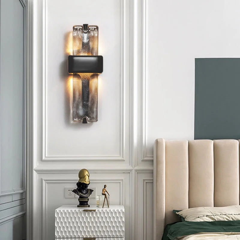 CRYSTAL BLACK WALL SCONCES | CLGGP57B