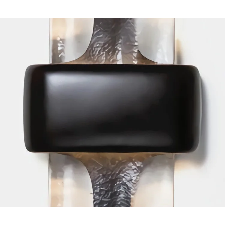 CRYSTAL BLACK WALL SCONCES | CLGGP57B