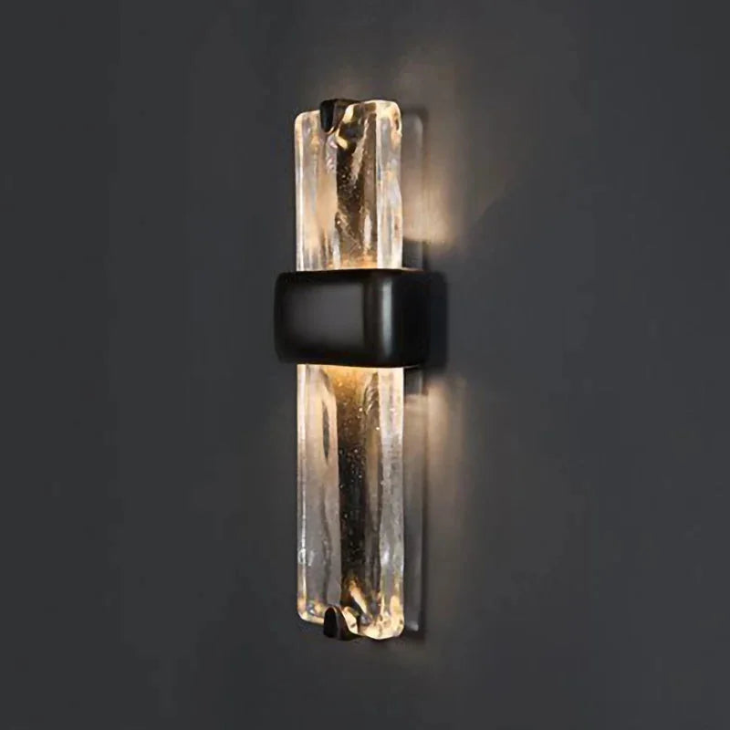 CRYSTAL BLACK WALL SCONCES | CLGGP57B