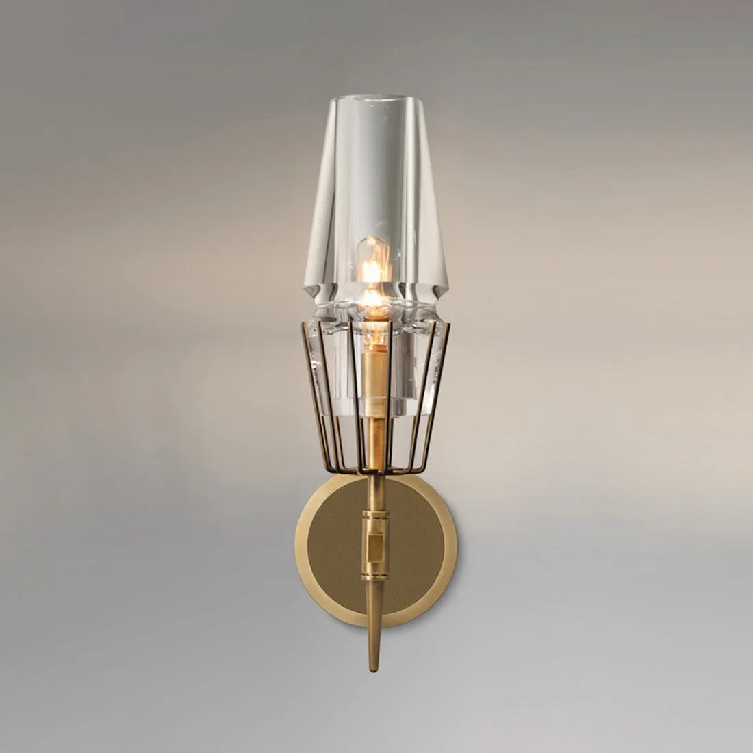 CRYSTAL COPPER CANDLE WALL SCONCES | CLZA015