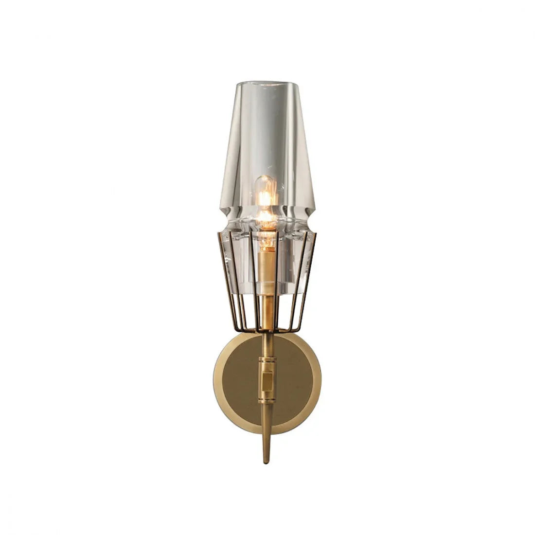 CRYSTAL COPPER CANDLE WALL SCONCES | CLZA015