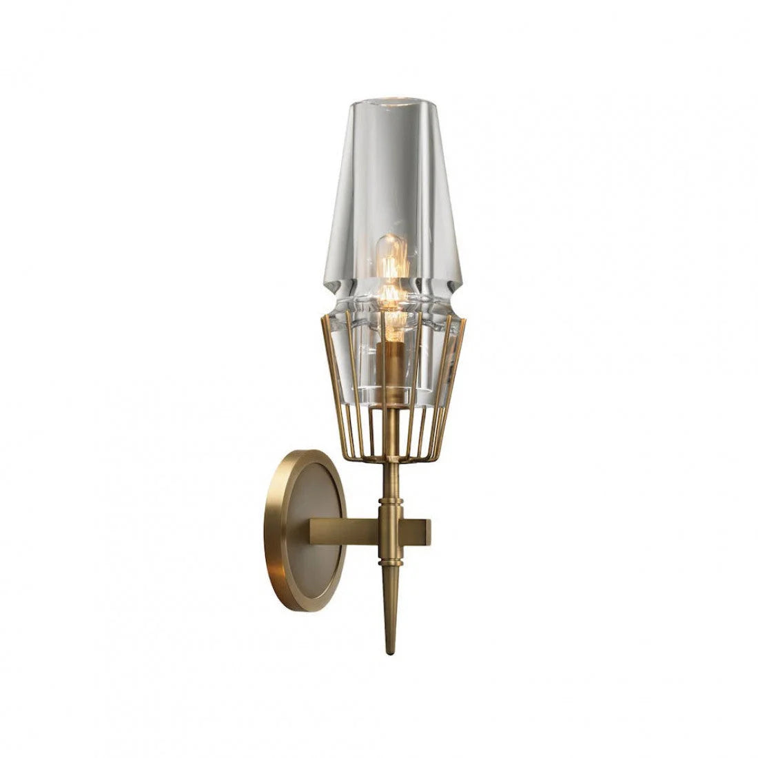 CRYSTAL COPPER CANDLE WALL SCONCES | CLZA015