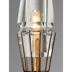 CRYSTAL Brass DOUBLE CANDLE WALL SCONCES | CLZA015B