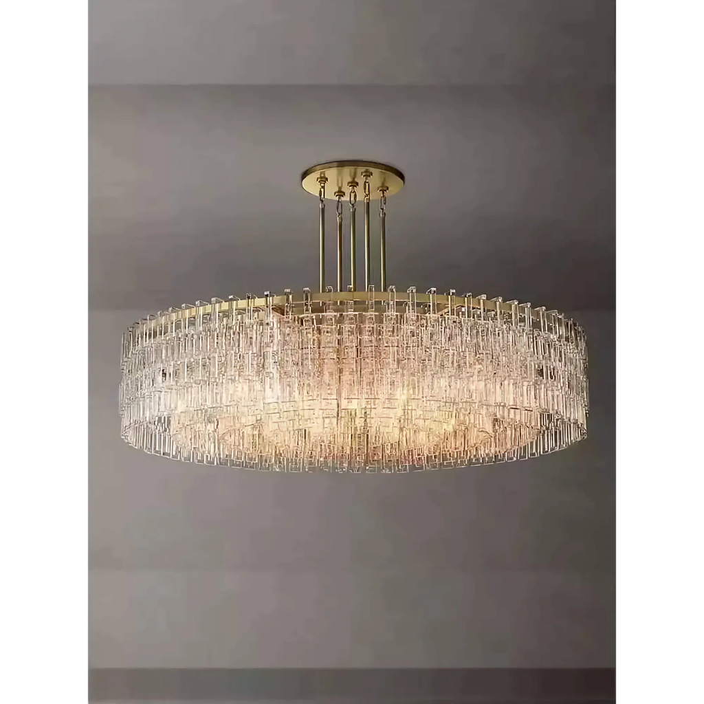 CRYSTAL DRUM CHANDELIER | CLHUYL0258