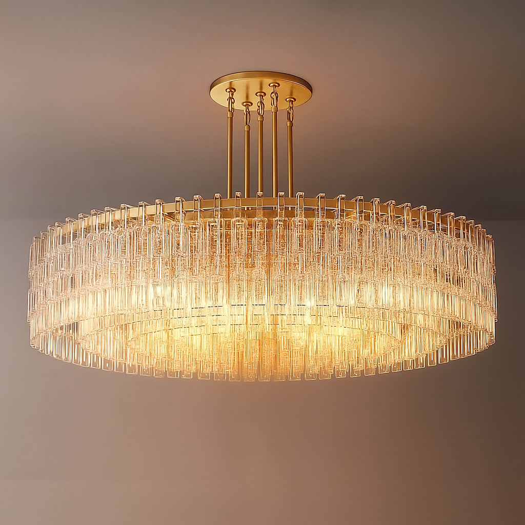 CRYSTAL DRUM CHANDELIER | CLHUYL0258