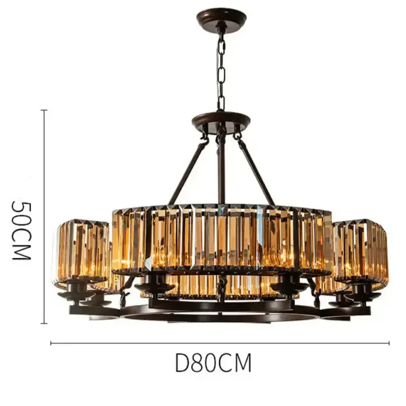 CRYSTAL DRUM CHANDELIER | CLZVC02PX