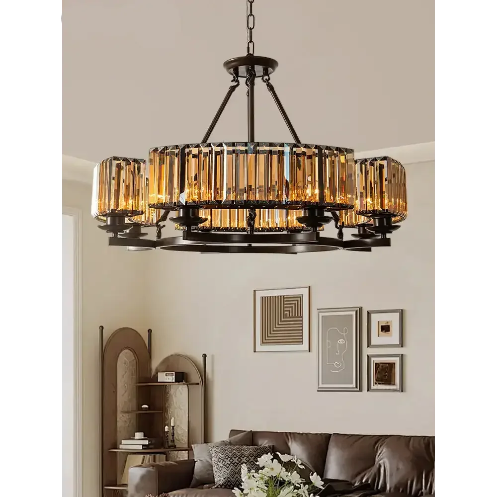 CRYSTAL DRUM CHANDELIER | CLZVC02PX