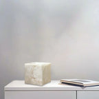 CUBE ALABASTER TABLE LAMP | CLJHJ02