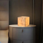 CUBE ALABASTER TABLE LAMP | CLJHJ02