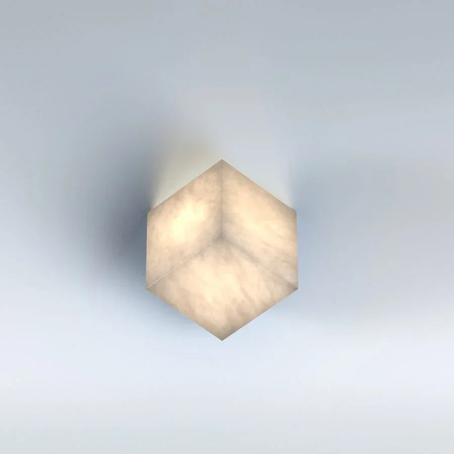 CUBE ALABASTER WALL LAMP | CLJH89502