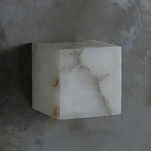 CUBE ALABASTER WALL LAMP | CLJH89502