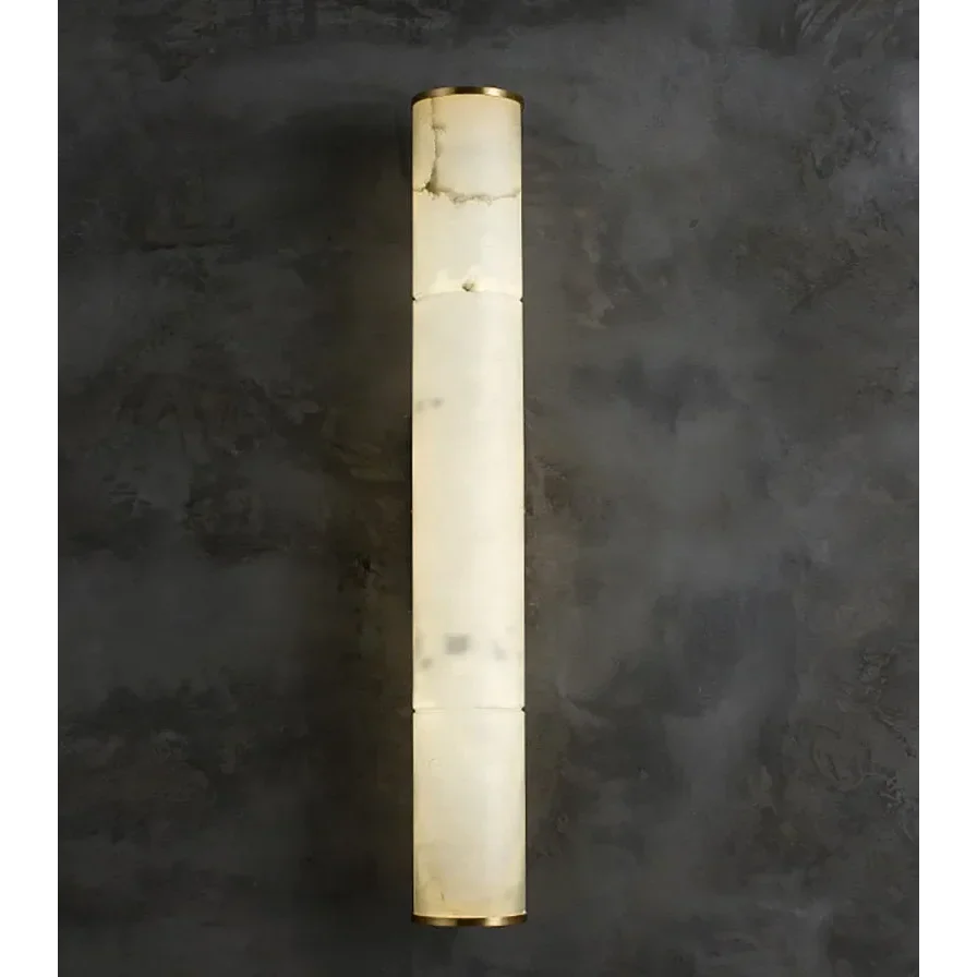 CYLINDRICAL NATURAL MARBLE LED WALL LIGHTS | CL5520017